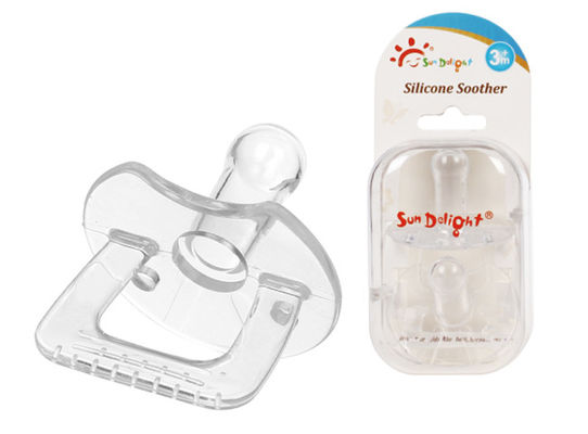 Bebê líquido transparente livre Soother do silicone do ISO de BPA