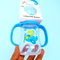 5 oz 130 ml frasco de alimentação do bebê padrão com manilha dupla PP