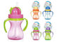 Bebê livre dobro Straw Cup do silicone BPA 9oz 290ml dos PP do punho