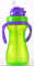 O bebê roxo verde de 9oz 290ml tornou mais pesado Straw Cup With Handle