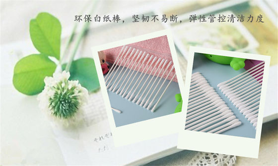 200 botões de limpeza descartáveis do algodão da segurança do bebê dos PCes