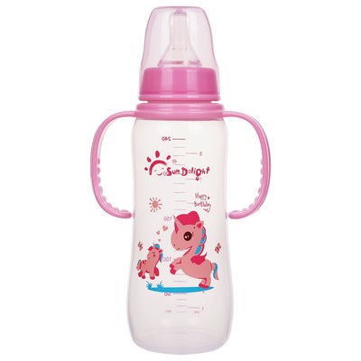 240 ml de frasco para bebés FDA EN14350 Testado Rosa Azul Verde Cor