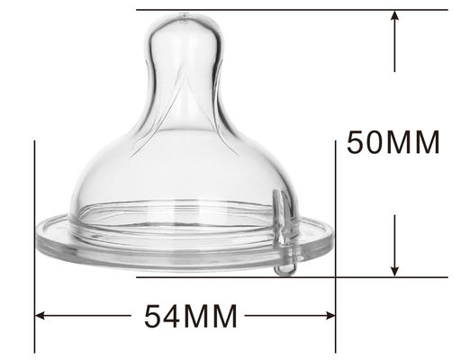 Primeiras coisas essenciais biberão de silicone mamilos, fluxo lento
