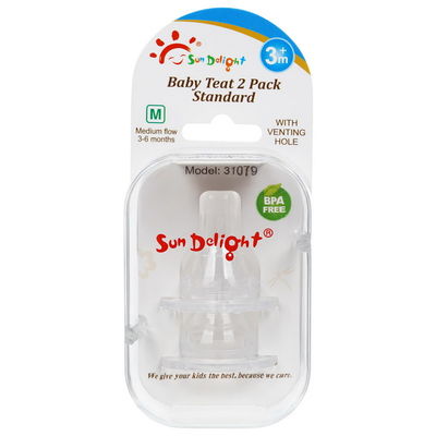 Bocal líquido padrão do silicone do bebê da borracha de silicone de FDA