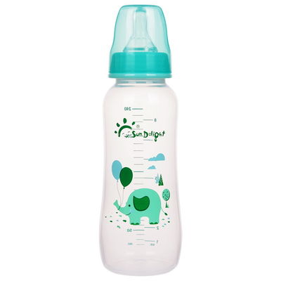 Garrafa de alimentação recém-nascida do bebê do polipropileno de FDA 8oz 240ml PP