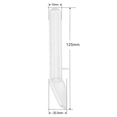 Colher confortável da medicina do bebê de 110℃ PP FDA