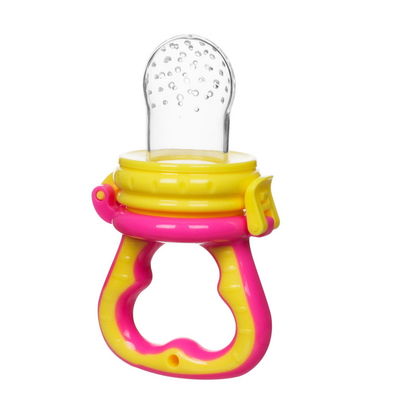 FDA branco silicone não pegajoso Teether do bebê de 6 meses