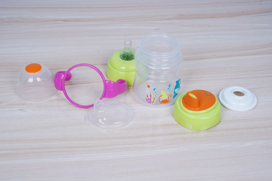 Derrame não 2 em 1 meses livre de BPA 6 copo de Sippy do bebê de 6 onças