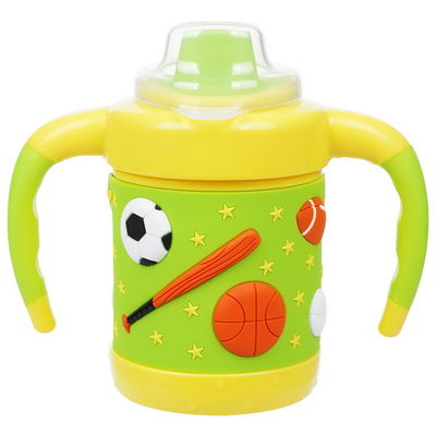 6 meses 6 copo flexível livre macio de Sippy do bebê das crianças BPA da onça