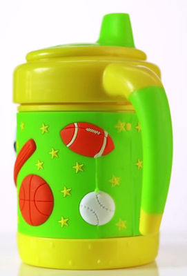 Bico tornado mais pesado bebê do TPE do OEM 6oz 160ml Straw Cup Soft