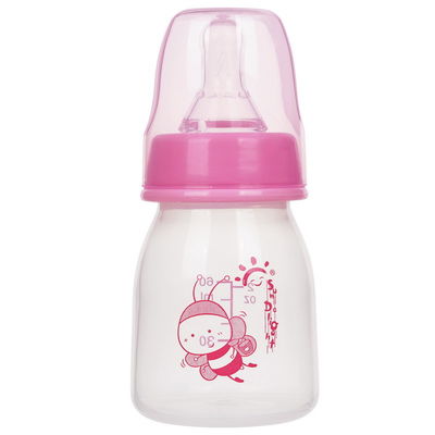 Garrafa de alimentação recém-nascida do bebê de Mini Standard Neck 2oz 60ml com caixa de janela
