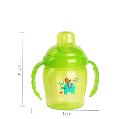 COPO (NOVO) de 225ml PP SIPPY COM NÃO-DERRAMAMENTO DOBRO dos PUNHOS
