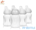 Anti-cólica clara Bebê recém-nascido Bebê de biberão Esterilização por microondas Copo de bebê livre de BPA