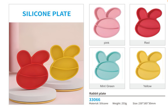 Placas de silicone e tigelas para bebés