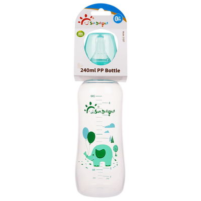 garrafas de bebê infantis do polipropileno 8oz 240ml de 110℃ 120℃ PP
