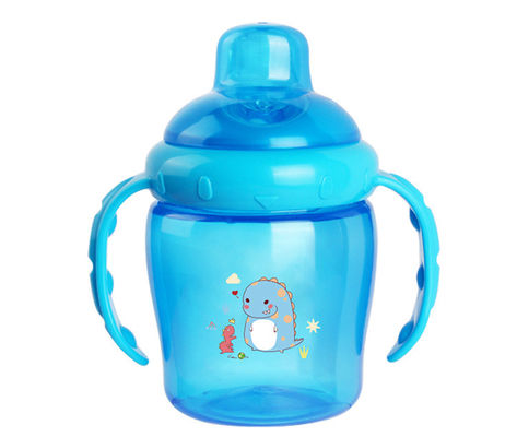 COPO (NOVO) de 225ml PP SIPPY COM NÃO-DERRAMAMENTO DOBRO dos PUNHOS